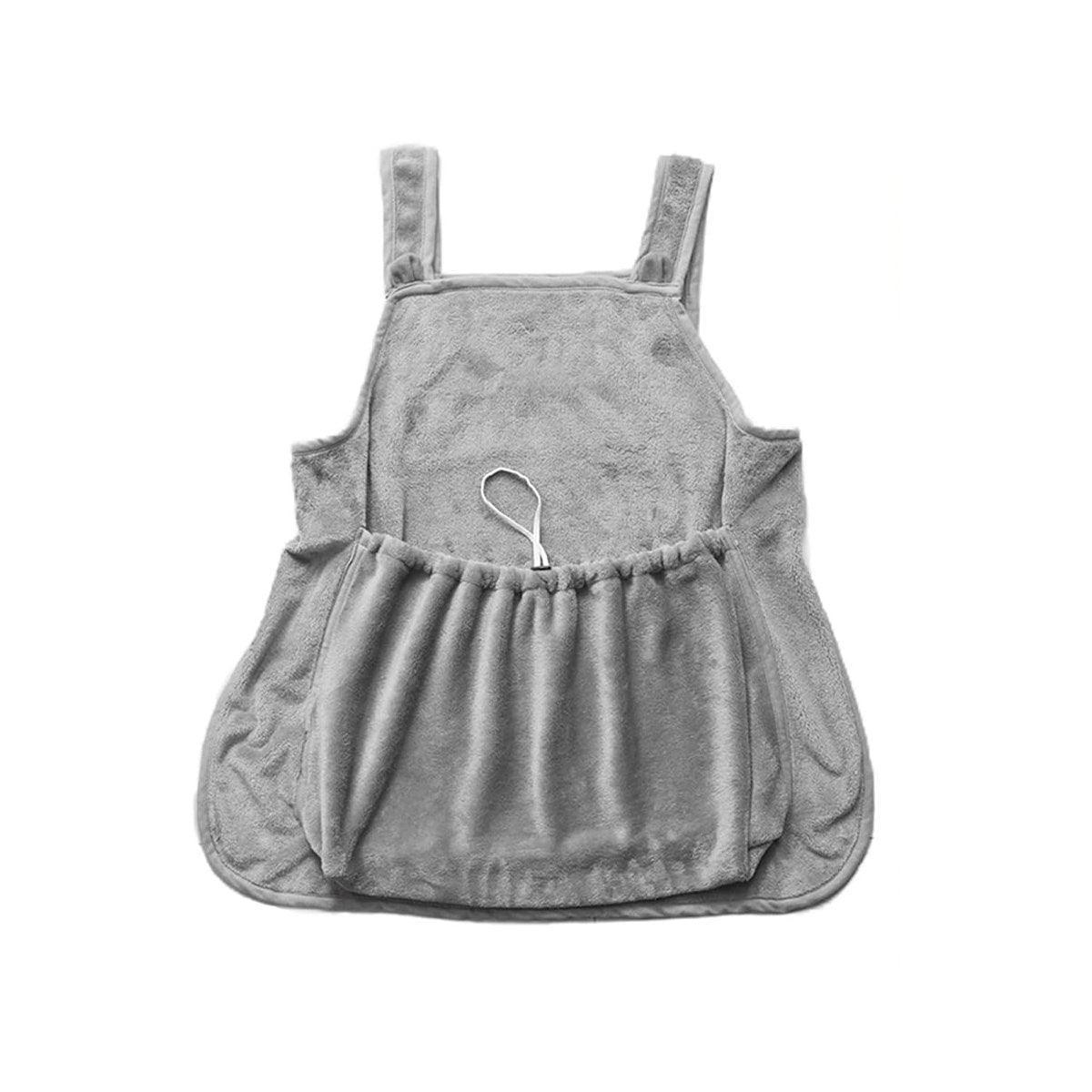 Non-stick Hair Cat Apron Kangaroo Style Pet Grooming Bib No-Hole Design V528-CAT-HANDLING-APRON-512563