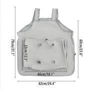Cat Carrying Apron Non Stick Hair Kangaroo Pouch Pet Grooming Suit Portable V528-CAT-HANDLING-CLOTHING-441252