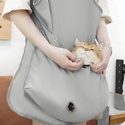 Cat Carrying Apron Non Stick Hair Kangaroo Pouch Pet Grooming Suit Portable V528-CAT-HANDLING-CLOTHING-441252
