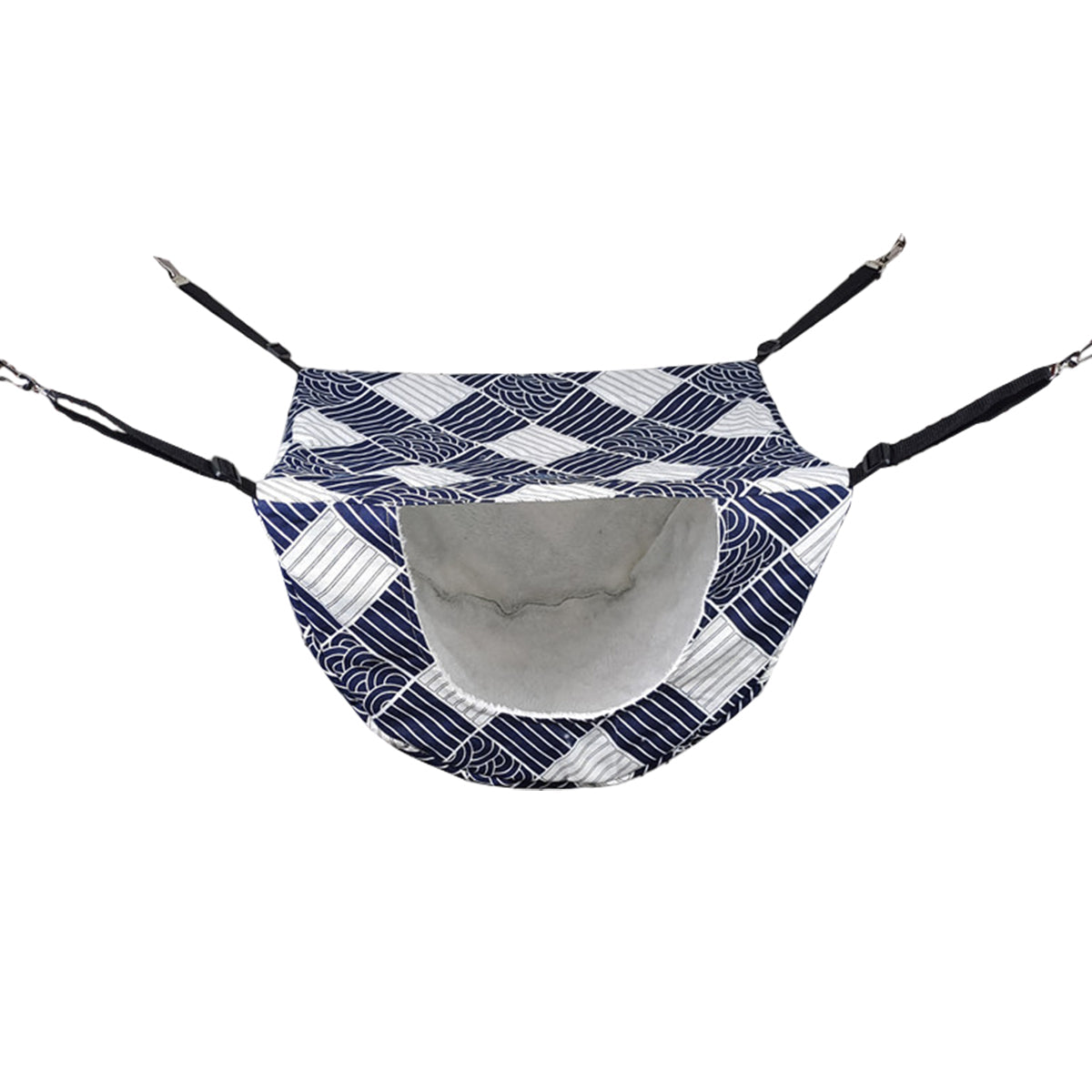 Cat Hammock Hanging Bed Cage Nest Soft Pet House Basket Cat Sleeping Supplies - Blue Whale V528-CAT-HOUSE-WHALE-573328