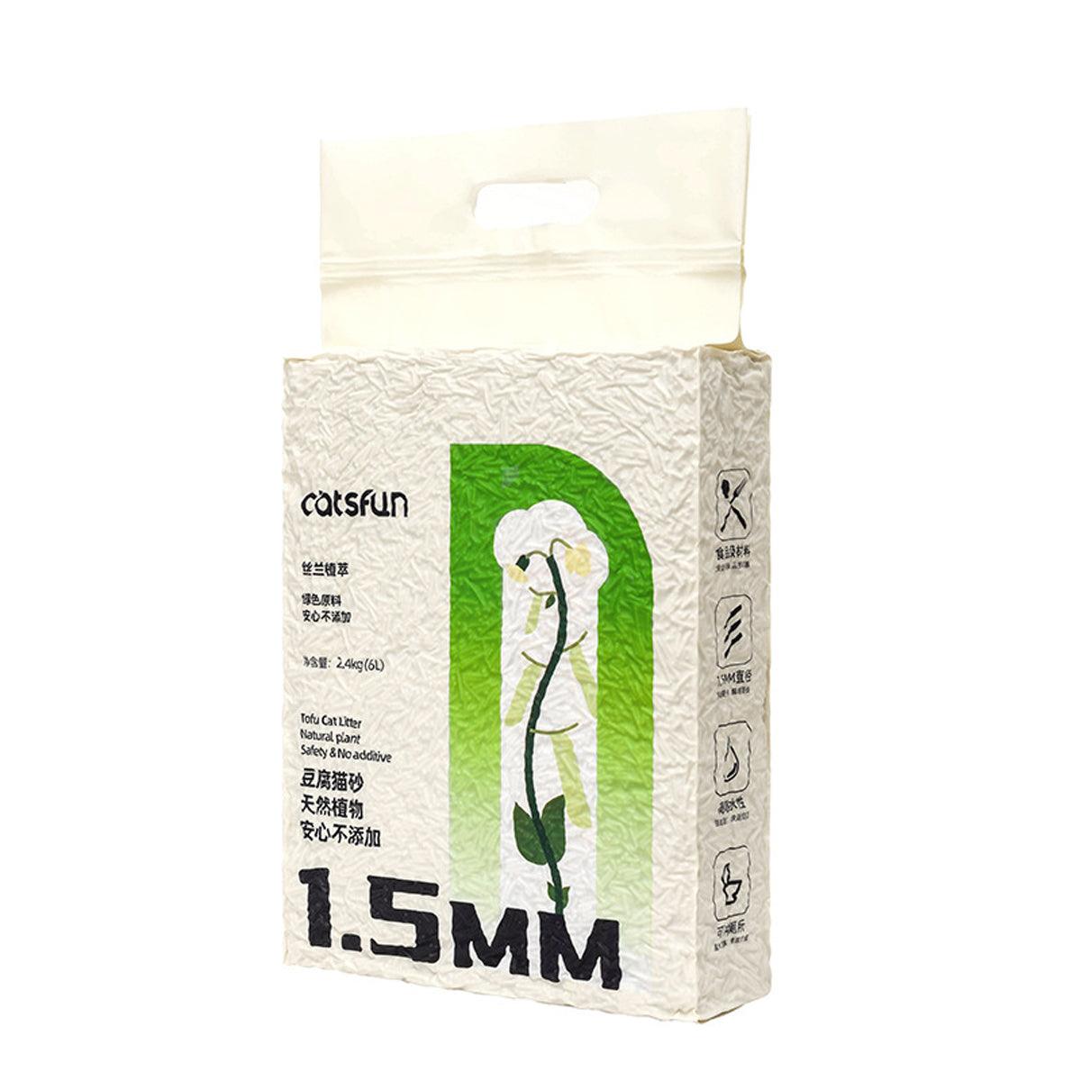 6pcs Tofu Cat Litter Odour Control Dust Free Fast Clumping and Quick Absorption V528-CAT-LITTER-6PCS-749133