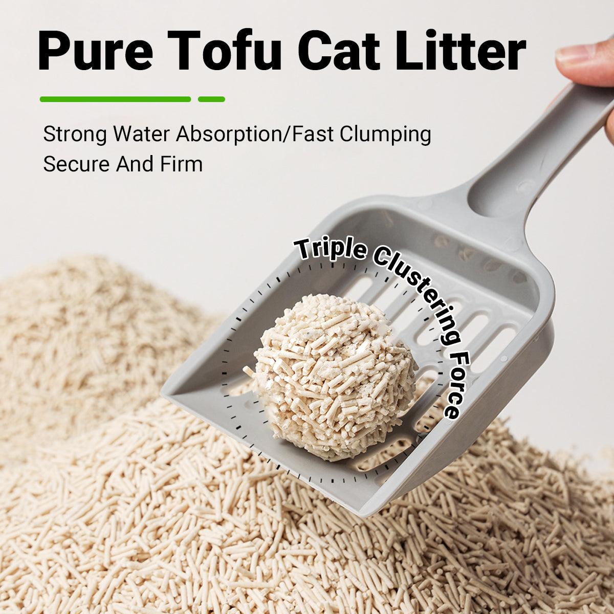 6pcs Tofu Cat Litter Odour Control Dust Free Fast Clumping and Quick Absorption V528-CAT-LITTER-6PCS-749133