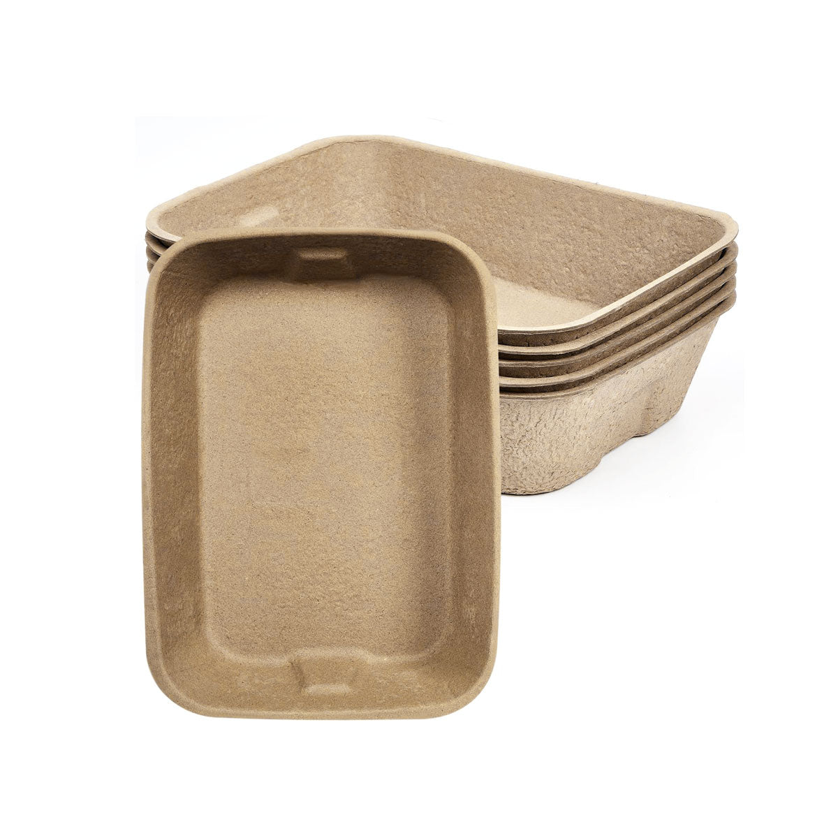 10pcs Disposable Litter Box Pulp Degradable Pet Tray Travel Portable Eco Use V528-CAT-LITTER-BOX-10PCS-795911