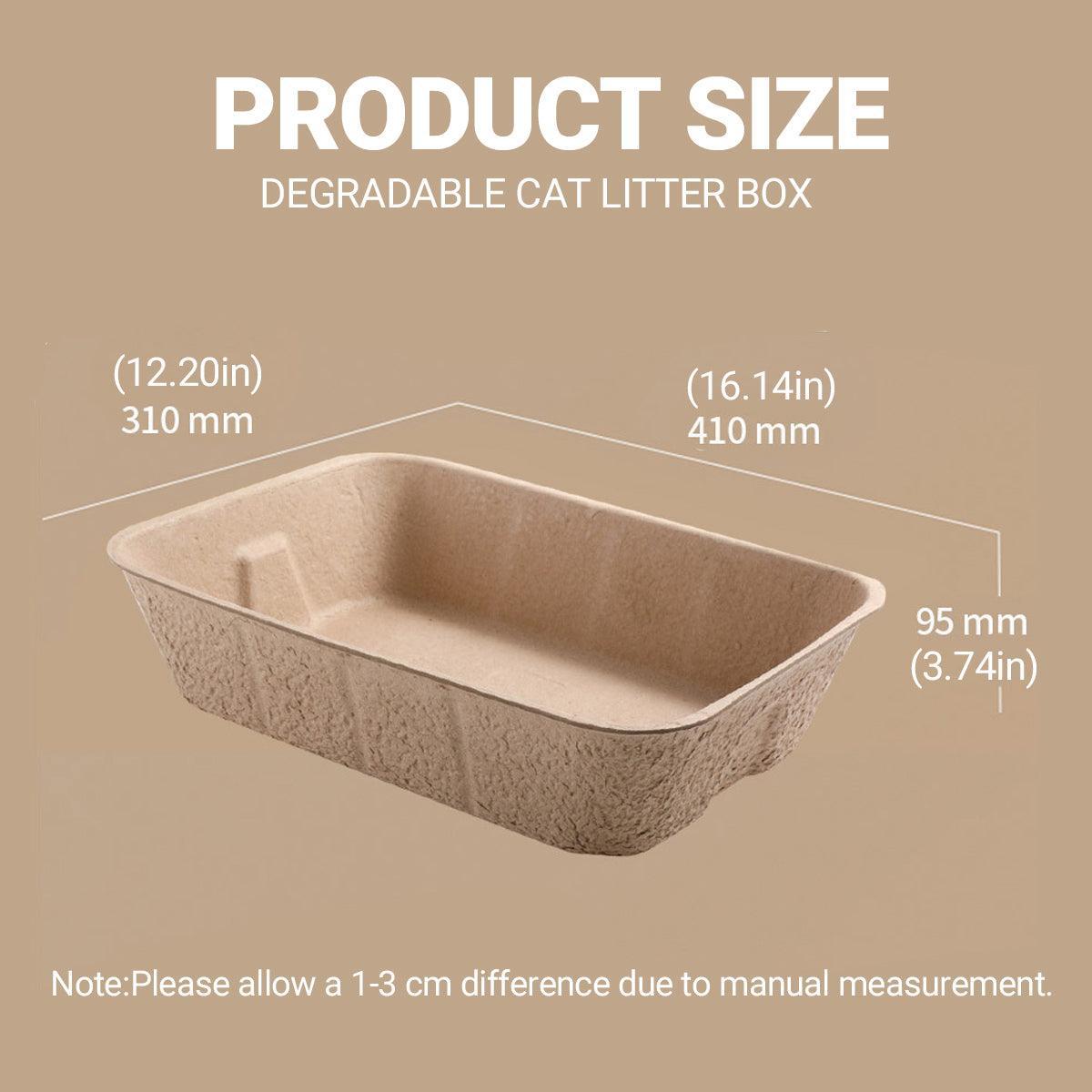 5pcs Disposable Cat Litter Pan Open Design Easy Clean Litter Box Pet Cleaning V528-CAT-LITTER-BOX-5PCS-347203