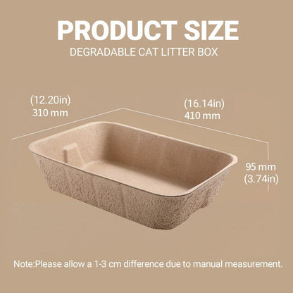 5pcs Disposable Cat Litter Pan Open Design Easy Clean Litter Box Pet Cleaning V528-CAT-LITTER-BOX-5PCS-347203