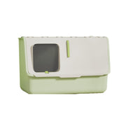 Large Fully Enclosed Cat Litter Box with Lid Odor Control Litter Pan for Cats - Green V528-CAT-LITTER-BOX-GREEN-228064