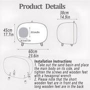 Cat Litter Box Semi-closed Cat Supplies Cat Toilet Drawer Large Cat Litter Box - Green V528-CAT-LITTER-BOX-GREEN-245266