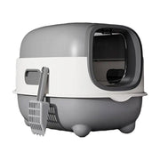 Large Fully Enclosed Cat Litter Box Lift Lid Odour Control Easy Clean Kitty - Purple V528-CAT-LITTER-BOX-PURPLE-318530