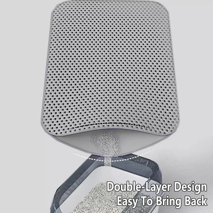 Washable Cat Litter Pad Waterproof Mat Reusable Pet Pee Training Pad Litter Box - 30x47cm V528-CAT-LITTER-MAT-30-47CM-767845