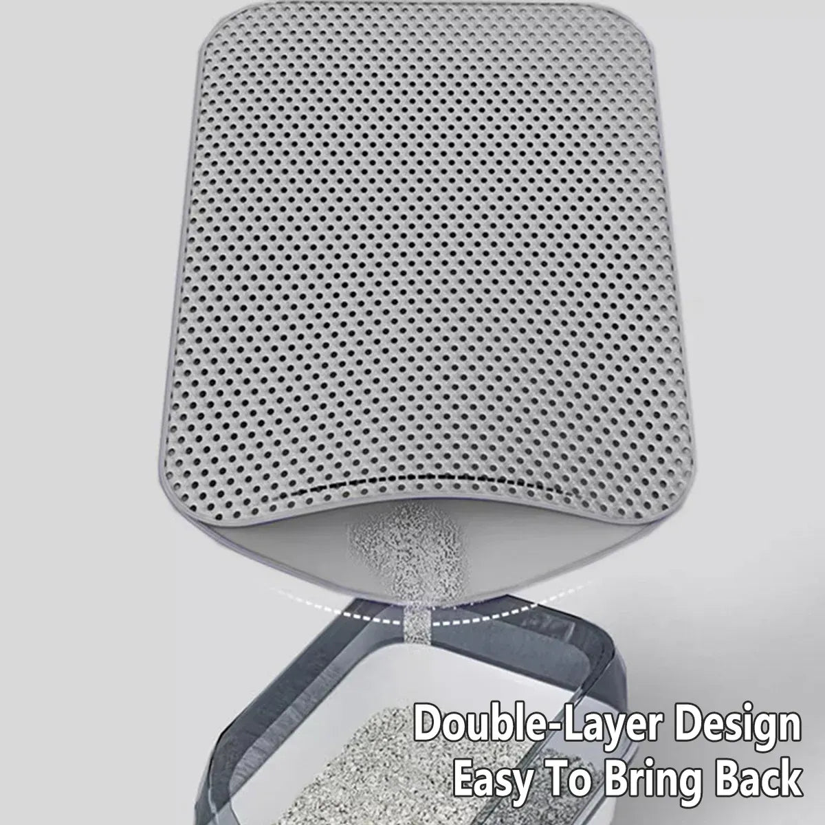 Washable Cat Litter Pad Waterproof Mat Reusable Pet Pee Training Pad Litter Box - 30x47cm
