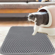 Washable Cat Litter Pad Waterproof Mat Reusable Pet Pee Training Pad Litter Box - 30x47cm