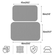 Washable Cat Litter Pad Waterproof Mat Reusable Pet Pee Training Pad Litter Box - 35x60cm