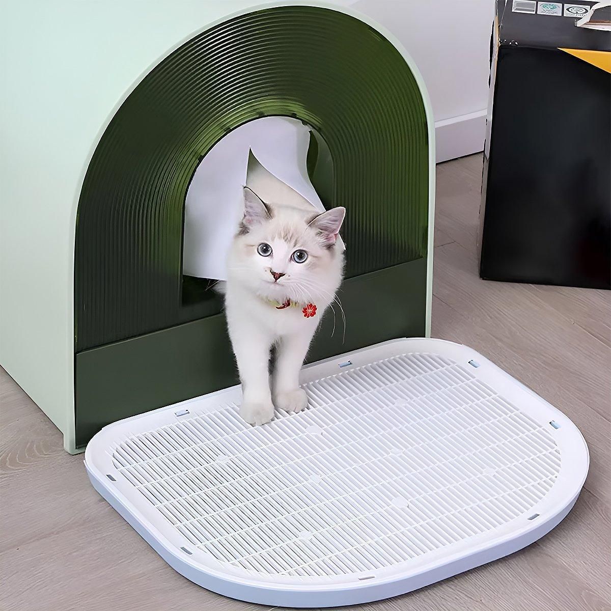 Anti Spill Cat Litter Mat Double Layer Pet Toilet Mat for Litter Box - Blue V528-CAT-LITTER-MAT-BLUE-601738