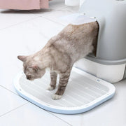 Anti Spill Cat Litter Mat Double Layer Pet Toilet Mat for Litter Box - Grey V528-CAT-LITTER-MAT-GREY-166254