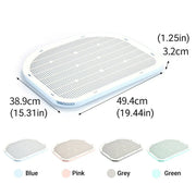 Anti Spill Cat Litter Mat Double Layer Pet Toilet Mat for Litter Box - Pink V528-CAT-LITTER-MAT-PINK-474924