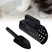 2PCS Cat Litter Scoop Durable Plastic Cleaning Shovel Kitty Box Waste Removal V528-CAT-LITTER-SCOOP-SET-738951