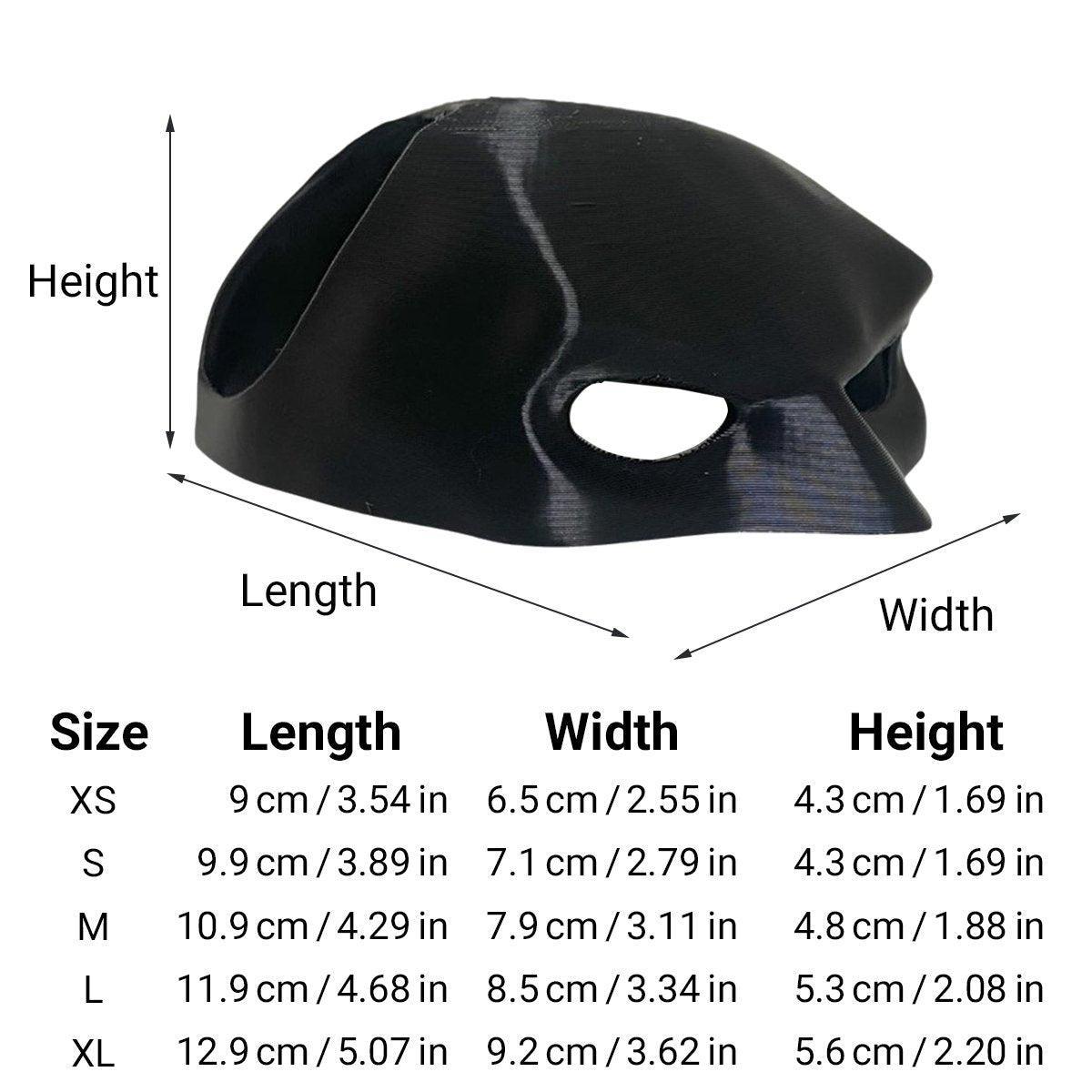 Halloween Bat Mask Cat Mask Pet Costume Accessories for Small Dogs Cats Outfit - S V528-CAT-MASK-BLACK-S-177103