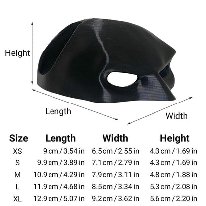 Halloween Bat Mask Cat Mask Pet Costume Accessories for Small Dogs Cats Outfit - S V528-CAT-MASK-BLACK-S-177103