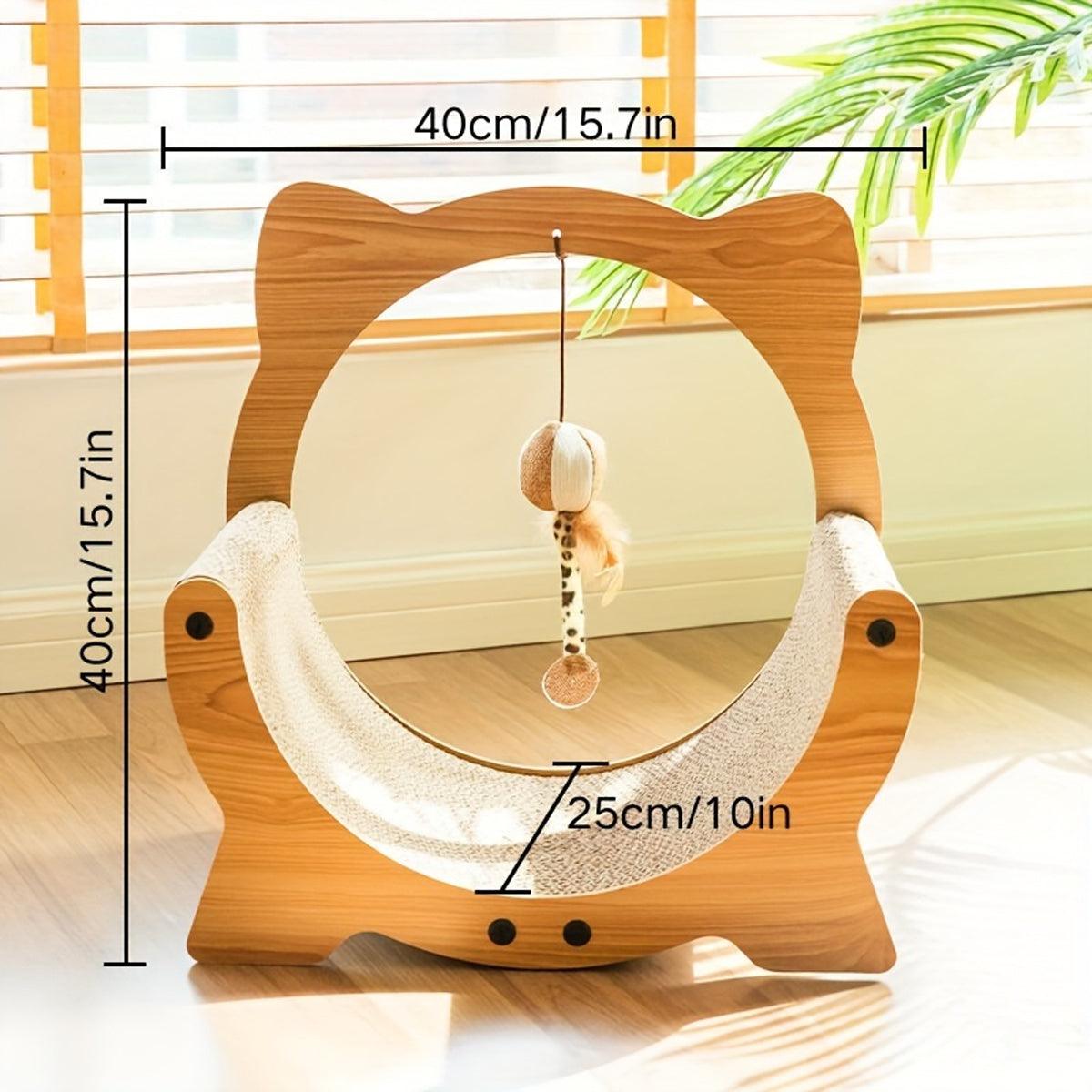 2in1 Cat Nest Scratching Board Claw Sharpening Bed for Cats Pet Furniture V528-CAT-SOFA-MOON-804004