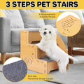 Wooden Pet Climbing Ladder Bed Step Frame Durable Climbing Frame for Small Pets V528-CAT-STAIRS-497516