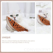 Cat Interactive Toy Food Dispenser Hide And Seek Puzzle Pet Toy Training Fun V528-CAT-TOY-458648