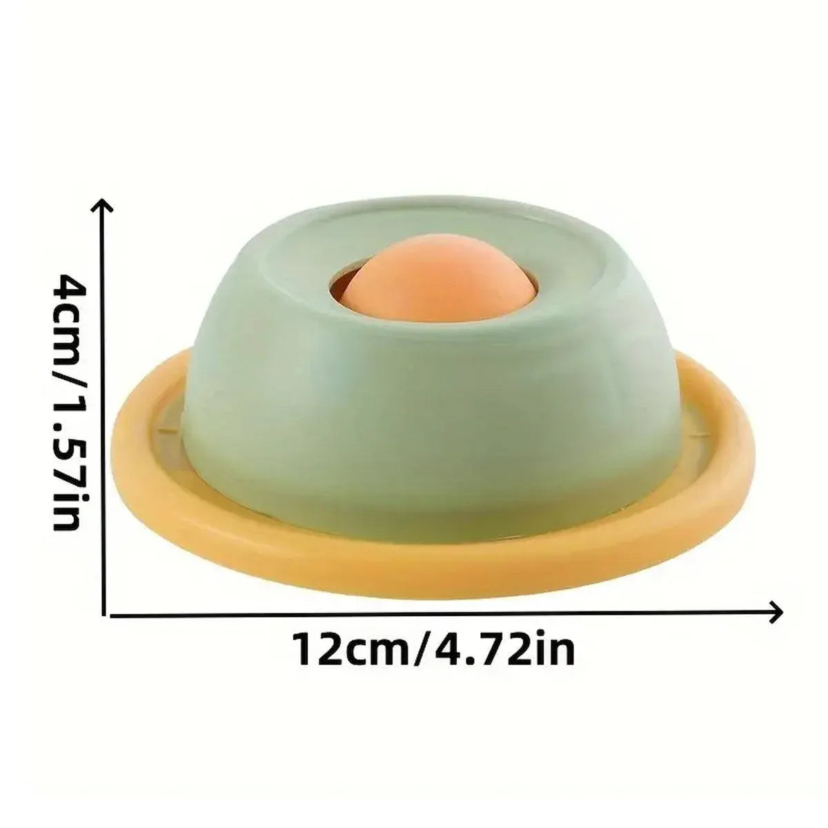 Cat Lick Toys Slow Food Tray Tease Interactive Cat Toy for Eating and Fun - Green V528-CAT-TOY-GREEN-834581