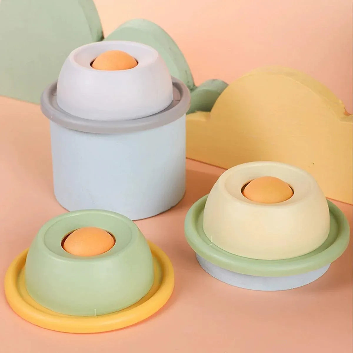 Cat Lick Toys Slow Food Tray Tease Interactive Cat Toy for Eating and Fun - Green V528-CAT-TOY-GREEN-834581