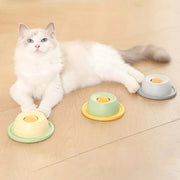 Cat Lick Toys Slow Food Tray Tease Interactive Cat Toy for Eating and Fun - Grey V528-CAT-TOY-GREY-149324