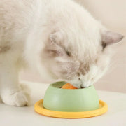 Cat Lick Toys Slow Food Tray Tease Interactive Cat Toy for Eating and Fun - Grey V528-CAT-TOY-GREY-149324
