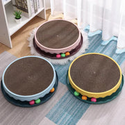 Cat Scratcher Turntable Toy Large Round Corrugated Board Nest Scratch Resistant - Pink V528-CAT-TOY-PINK-664202