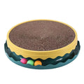 Cat Scratcher Turntable Toy Large Round Corrugated Board Nest Scratch Resistant - Yellow V528-CAT-TOY-YELLOW-681028