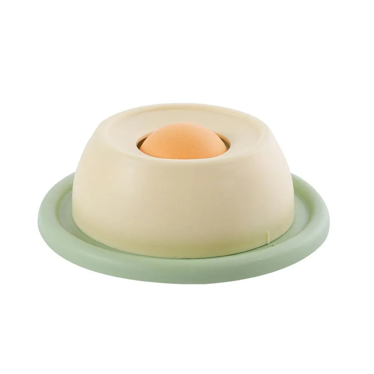 Cat Lick Toys Slow Food Tray Tease Interactive Cat Toy for Eating and Fun - Yellow V528-CAT-TOY-YELLOW-963467
