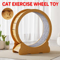 Cat Exercise Wheel Toy Furniture Running Treadmill Exerciser Scratcher Board V528-CAT-WHEEL-S-644787