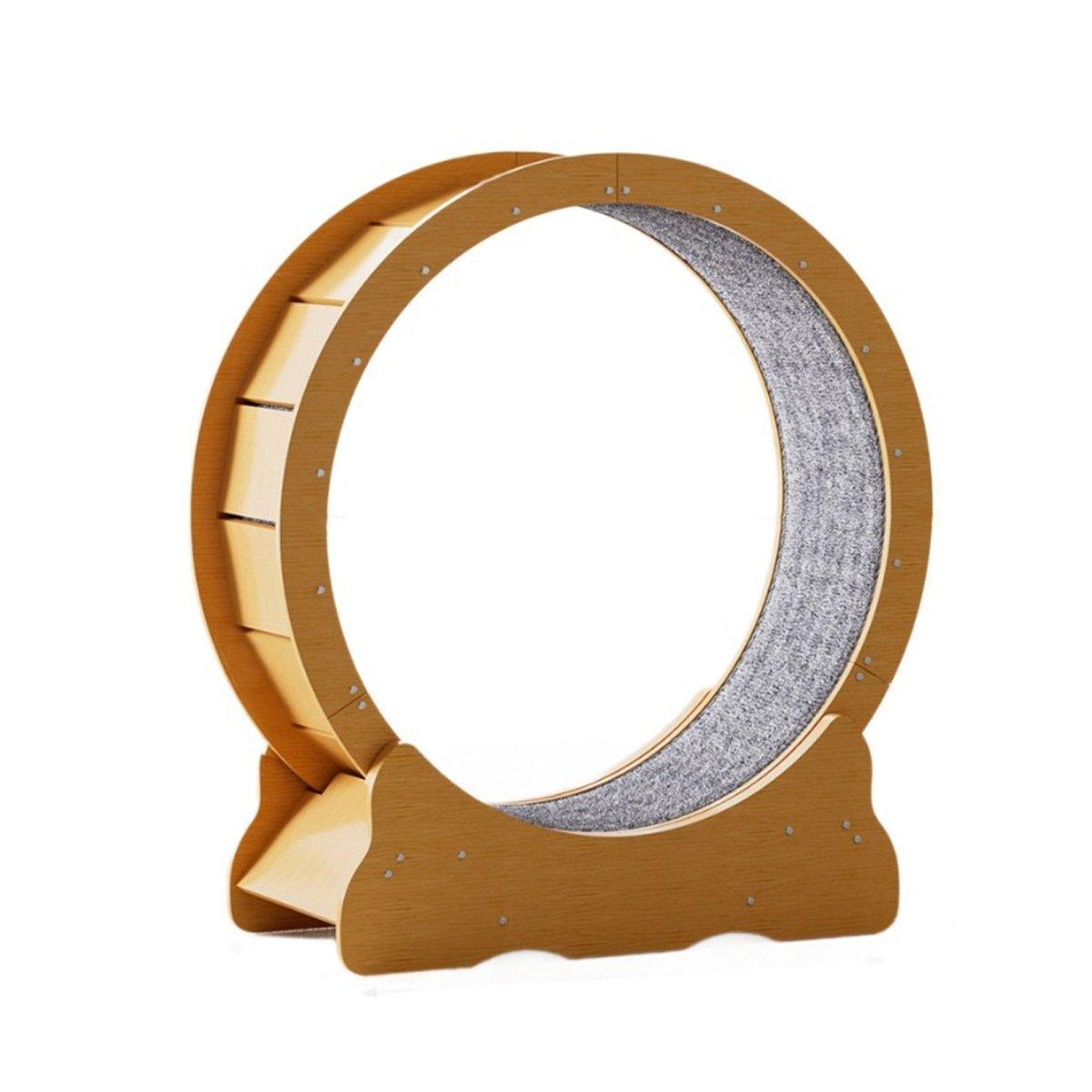 Cat Exercise Wheel Toy Furniture Running Treadmill Exerciser Scratcher Board V528-CAT-WHEEL-S-644787