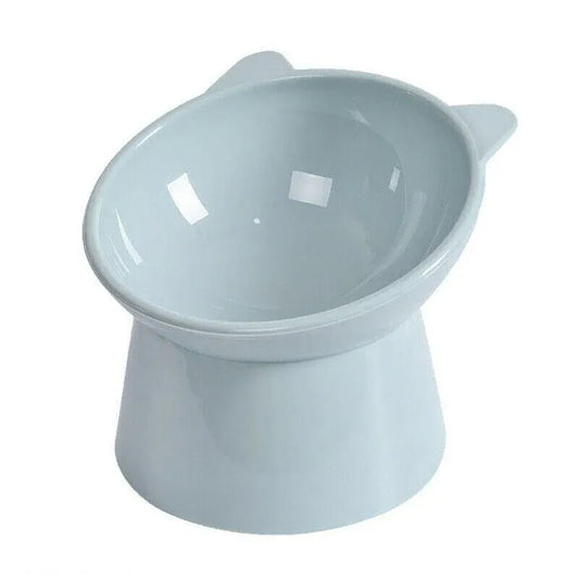 Elevated Pet Bowl Cat Dog Feeder Food Water High-Foot Anti Vomiting Tilted Bowl - Blue V528-CATBOWL-BLUE-22685