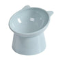 Elevated Pet Bowl Cat Dog Feeder Food Water High-Foot Anti Vomiting Tilted Bowl - Blue V528-CATBOWL-BLUE-22685