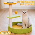 Cat Tree Scratching Tower Post Pet Climbing Board Scratcher Furniture Pet Toy V528-CATCLIMBING-UPGRADEFLOWER-17038