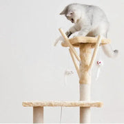 Cat Tree Scratching Post Gym House Condo Scratcher Furniture Tower - Grey V528-CATCLIMBINGFRAME-GREY-99555