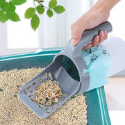 Cat Litter Scoop Integrated Detachable Shovel Holder Poop Pet Sifter Cleaning - 1 Cat Litter Shovel and 1 V528-CATLITTERSHOVEL-31106