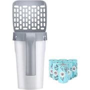 Cat Litter Scoop Integrated Detachable Shovel Holder Poop Pet Sifter Cleaning - 1 Cat Litter Shovel and 1 V528-CATLITTERSHOVEL-31106