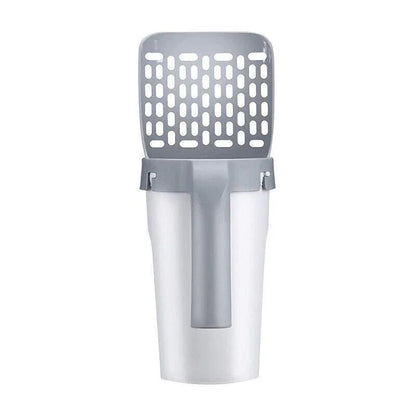 Cat Litter Scoop Integrated Detachable Shovel Holder Poop Pet Sifter Cleaning - 2 Roll Garbage Bags V528-CATLITTERSHOVEL-BAG-2PCS-90662