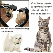 Reflective Cat Collar with Breakaway Buckle and Bell Adjustable for Small Pet Use - Rose Red V528-CATNECKBELLCOLOUR-ROSERED75492