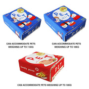 Rectangular Cookie Box Pet Bed for Cats Dogs Cat Bed Kitten Puppy Soft Pet House - Red M V528-CATNEST-552892