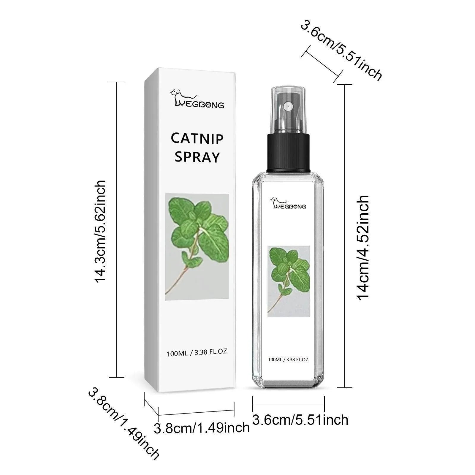 Catnip Spray Relieves Cat Anxiety Boosts Vitality Pet Health Care Natural Spray V528-CATNIP-SPRAY-728884