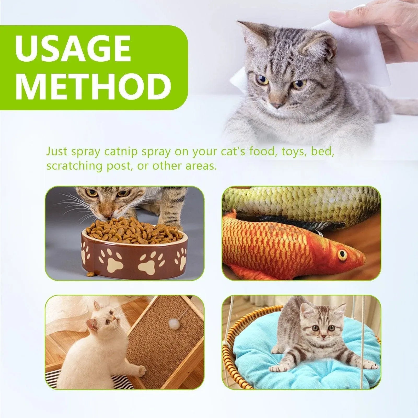 Catnip Spray Relieves Cat Anxiety Boosts Vitality Pet Health Care Natural Spray V528-CATNIP-SPRAY-728884