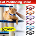 Reflective Pet Collar with Holder for AirTag Tracker - Anti-Lost Cat Dog Tag - Red V528-CATPOSITIONINGCOLLAR-RED-183643