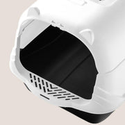 Enclosed Cat Litter Box Lid Scoop Splash Proof Lift Top Removable Toilet Tray - Black V528-CATR-BLACK-860600