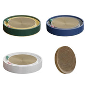 Cat Scratcher Lounge Bed Toy 40cm Round Foldable Cardboard Pad with Ball Track - Replacement Pad V528-CATREPLACEMENTPAD-70963