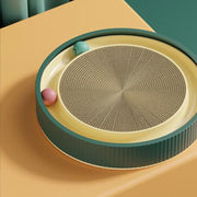 Cat Scratcher Lounge Bed Toy 40cm Round Foldable Cardboard Pad with Ball Track - Replacement Pad V528-CATREPLACEMENTPAD-70963