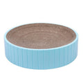2In1 Cat Scratching Board Round Cat Scratcher Pad Lounge Bed Bowl Pet Sofa House - Blue V528-CATSCRATCHINGBOARD-BLUE-22945